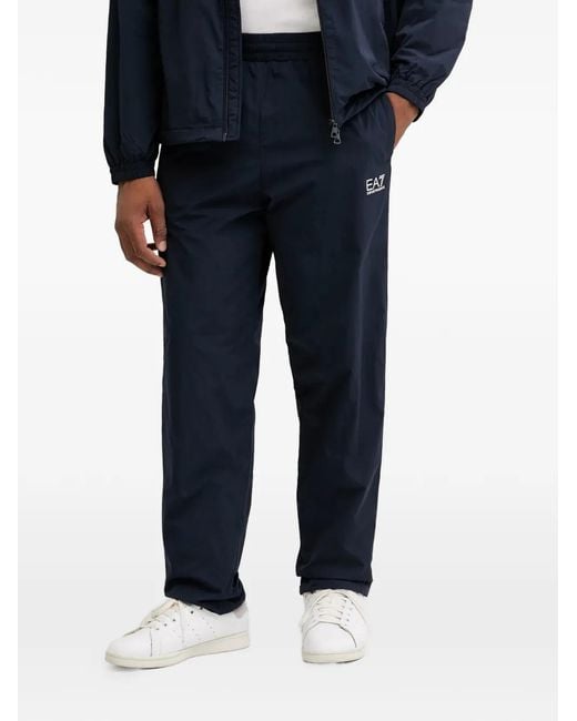 EA7 Blue Survêtement À Détail De Logo for men