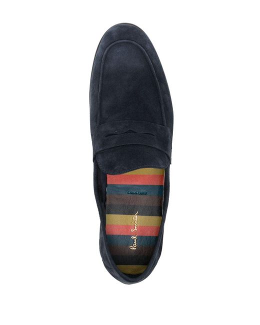 Paul Smith Blue Figaro Suede Loafers for men