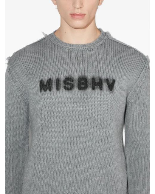 Maglione Con Logo di M I S B H V in Gray da Uomo