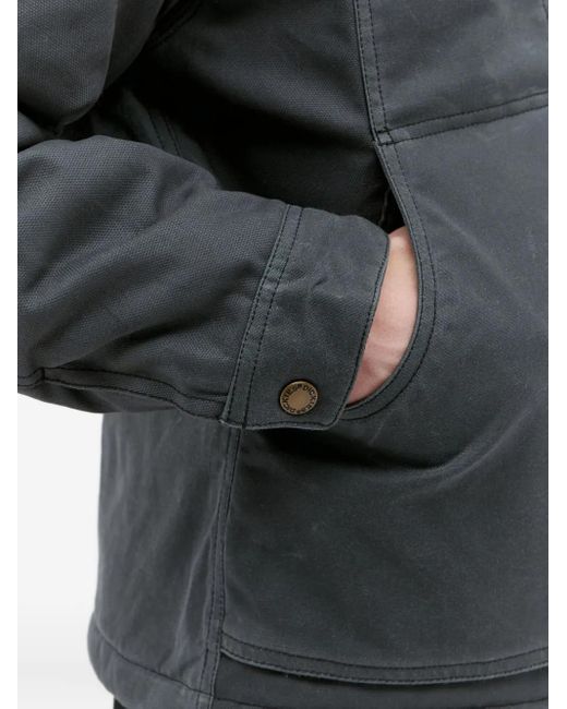 Dickies Gray Logo-Patch Jacket for men