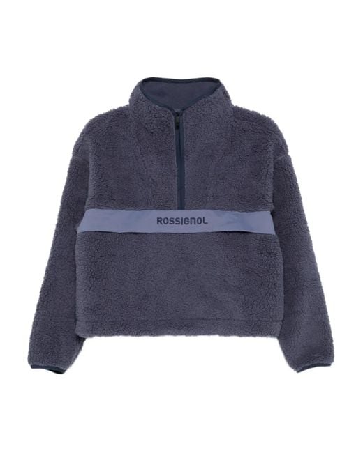 Rossignol Blue Alltrack Half-Zip Fleece Jacket