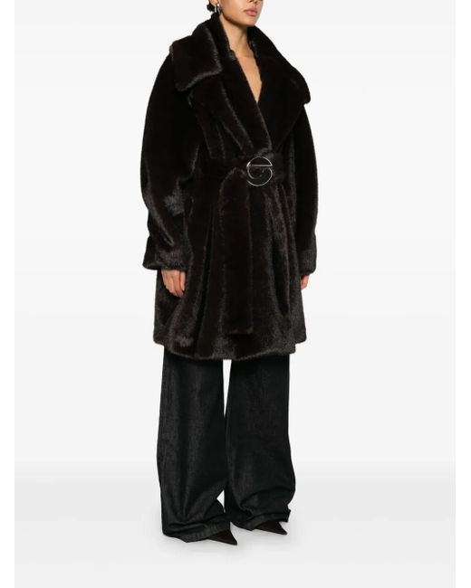 Coperni Black Belted Coat