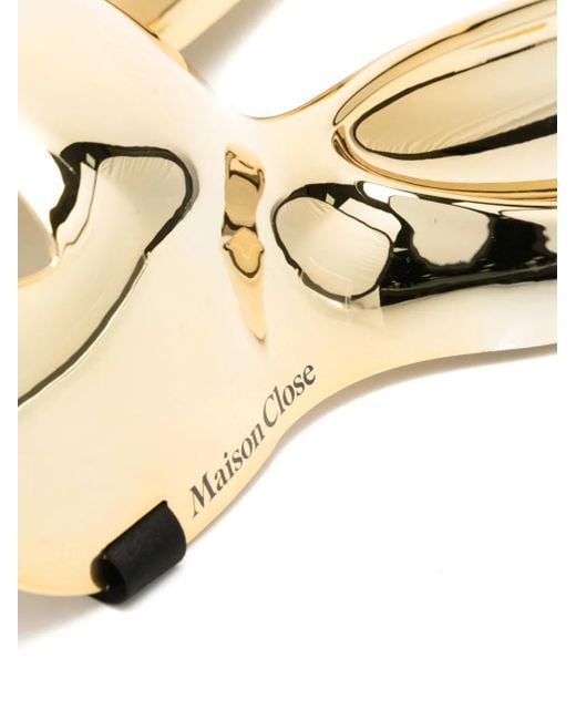 Maison Close Metallic Mirror Bunny Mask