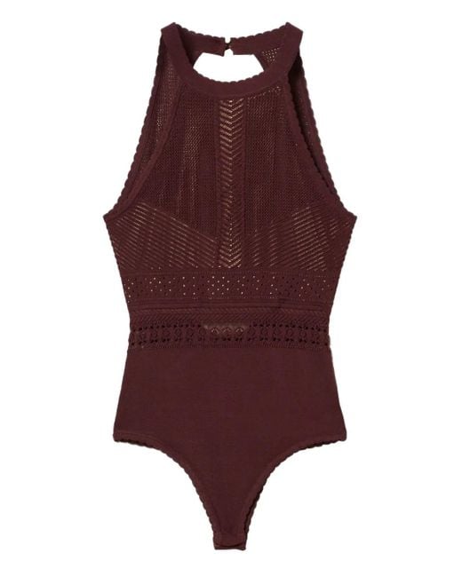 Twinset ニットボディスーツ Red