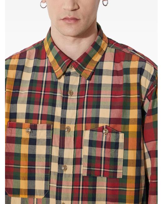 Camisa A Cuadros Engineered Garments de hombre de color Red