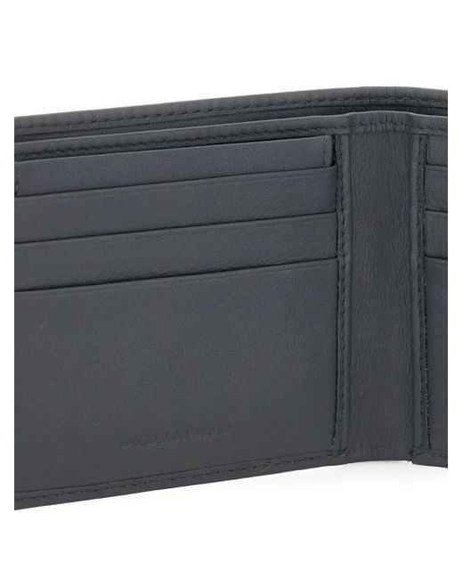 Cartera con logo estampado Piquadro de hombre de color Gray