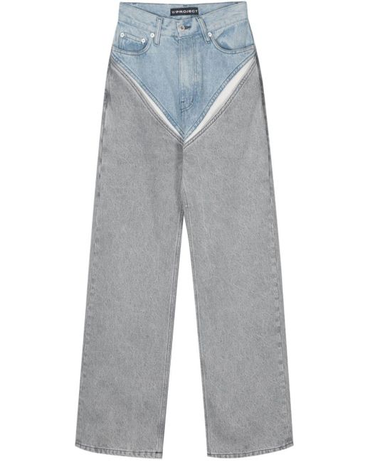 Jeans con dettaglio cut-out di Y. Project in Blue