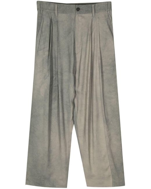 Pantalon ample à rayures Ziggy Chen pour homme en coloris Gray