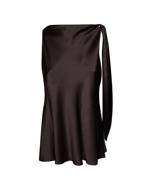 Antonelli Black Knot-Detail Sleeveless Top