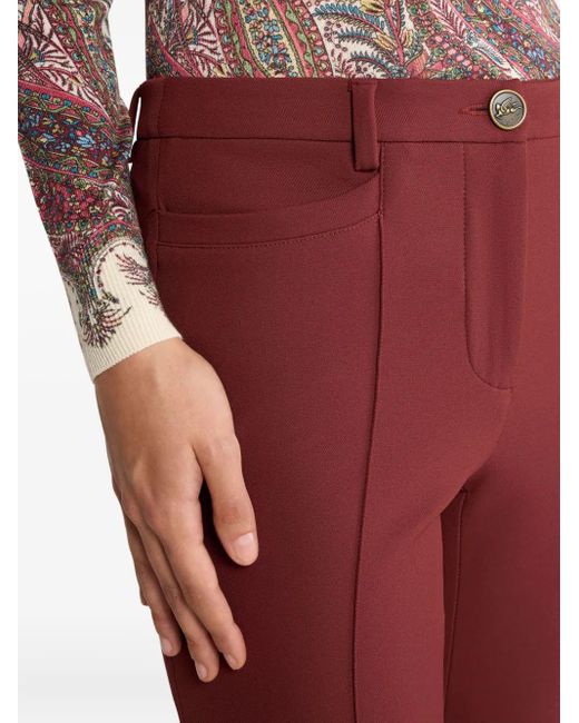 Pantalon À Coupe Évasée Etro en coloris Red