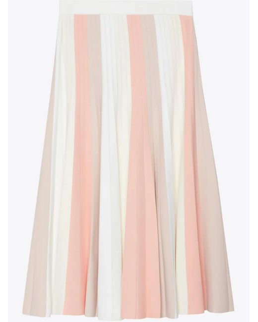 Gonna Midi A Righe di 3.1 Phillip Lim in Pink