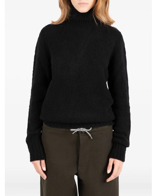Societe Anonyme Black Camer Roll-Neck Sweater