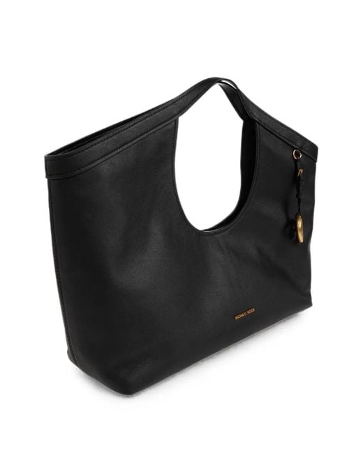MICHAEL Michael Kors Black Grand Cabas En Cuir Haddie