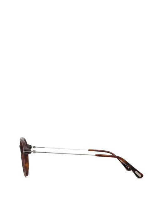 Tom Ford Black Rectangle-Frame Glasses