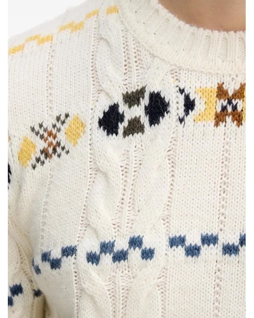 Jersey De Punto De Ochos Benetton de hombre de color Natural