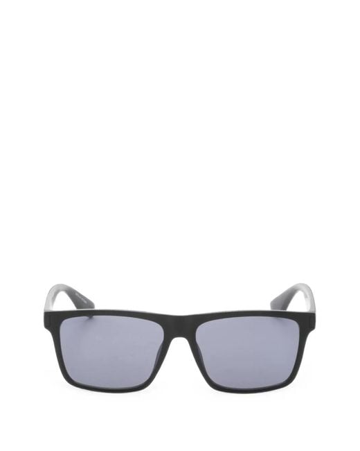 Calvin Klein Gray Matte Rectangle-Frame Sunglasses for men