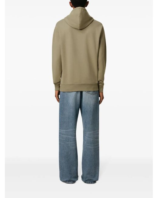 AMI Green Sage Cotton Sweatshirt for men