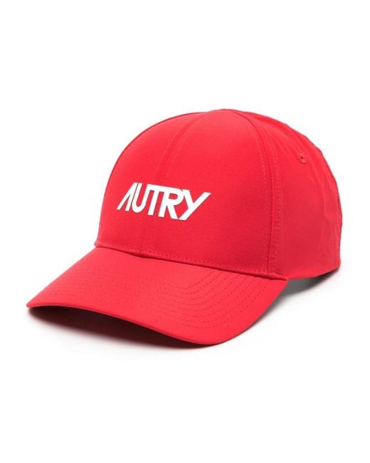 Autry Red Logo-print Baseball Cap