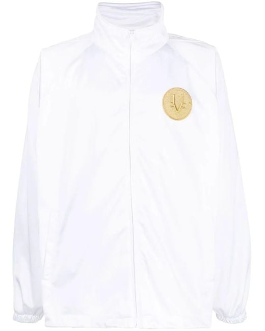 Vetements White Logo-Patch Sport Jacket for men