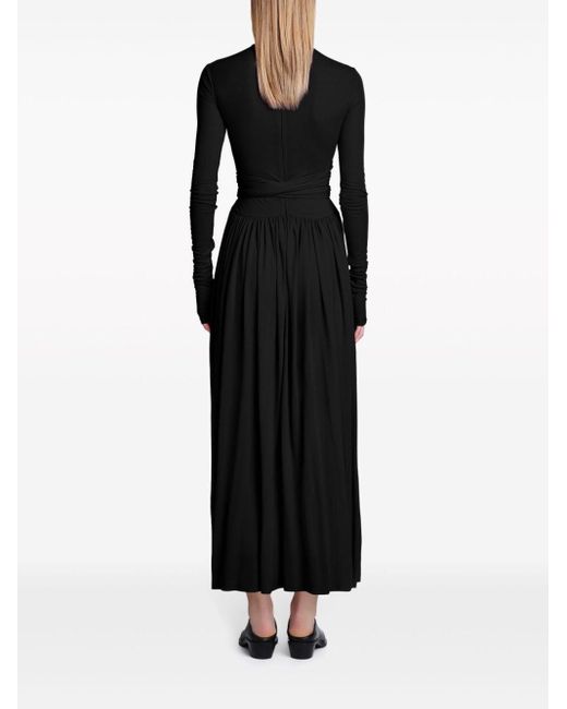 Vestido largo cruzado Proenza Schouler de color Black