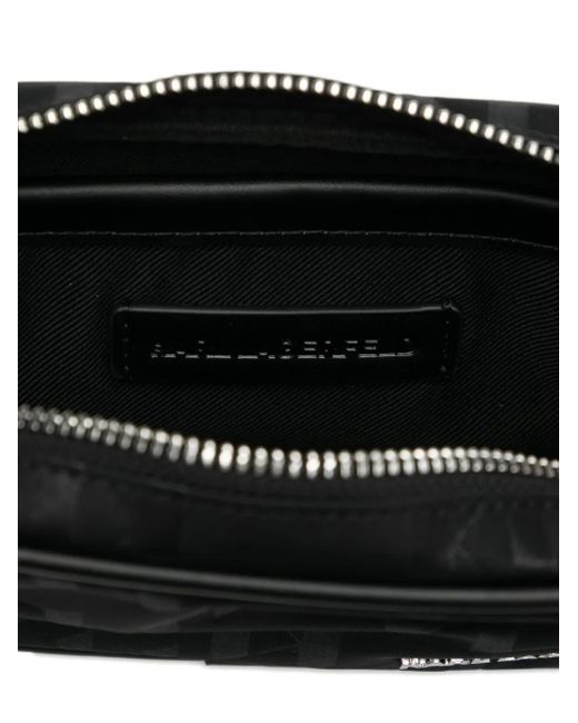 Karl Lagerfeld Black Small K/Monogram Bag for men