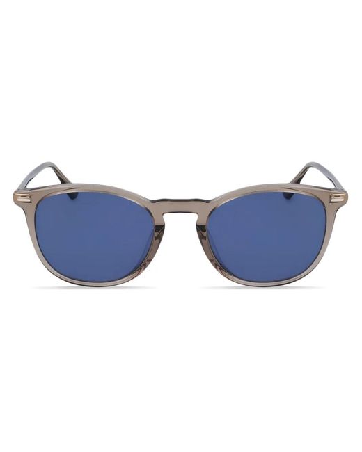 Calvin Klein Blue Round Frame Sunglasses
