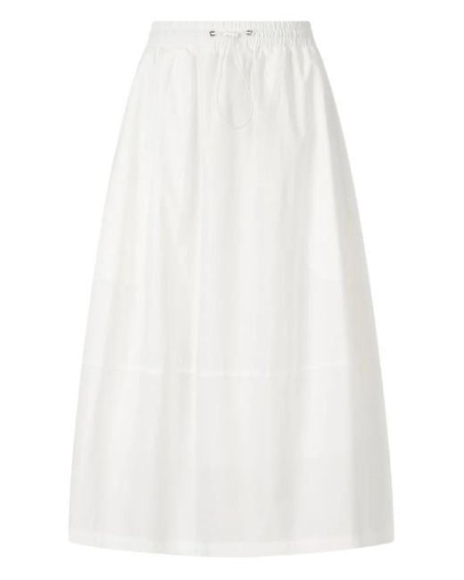Studio Tomboy X White Elasticated-Waist Balloon Skirt