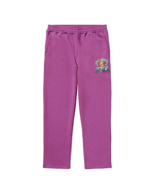 BBCICECREAM Purple Graphic Planet Track Pants for men