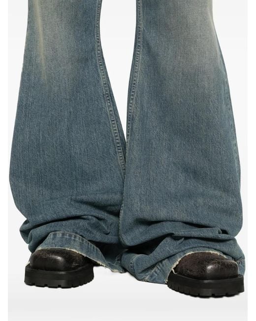 Rick Owens Blue Bolan Bootcut Jeans for men