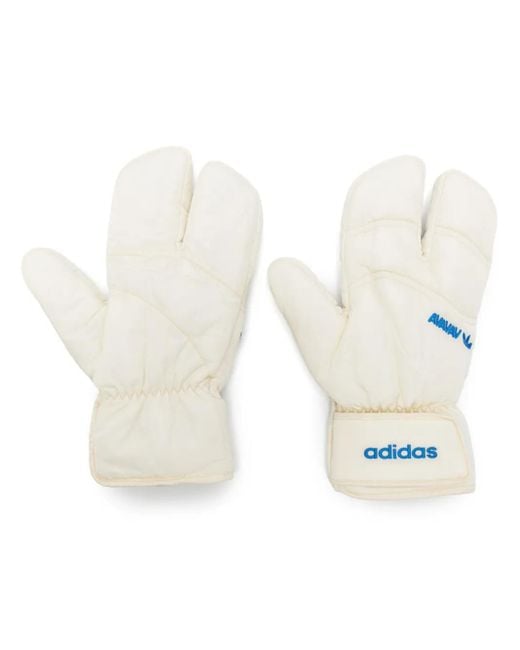 Adidas White X Avavav Three Fingers Gloves for men