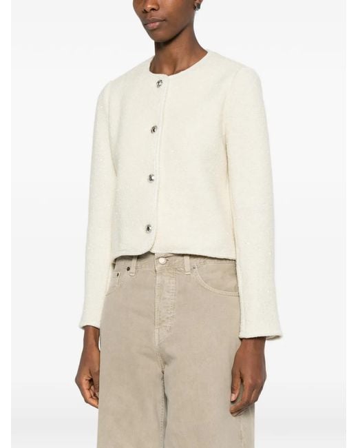 Ba&sh White Ceredith Jacket