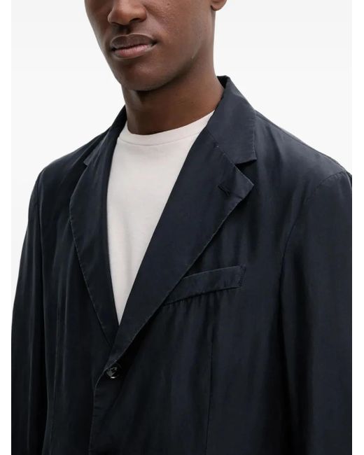 Barena Zijden Blazer in het Blue voor heren