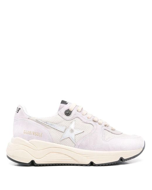 Golden Goose Deluxe Brand White Running Sole Sneakers