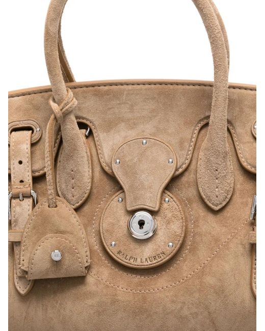 Polo Ralph Lauren Natural Ricky Fringe-Suede Tote Bag