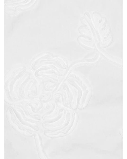 ROTATE BIRGER CHRISTENSEN フローラル パフスリーブトップ White