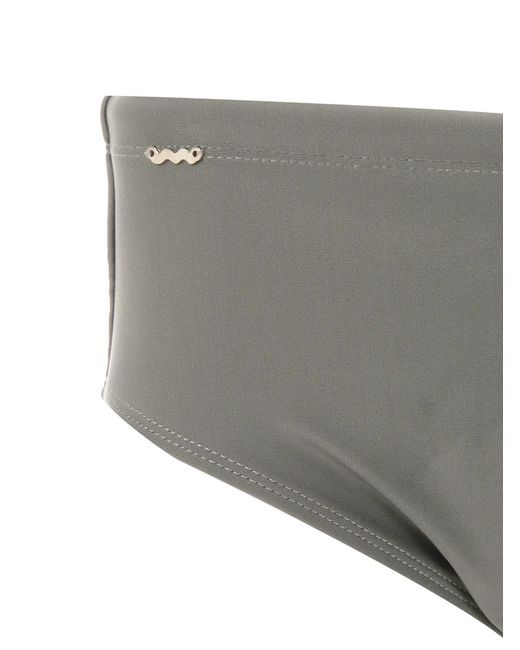 Amir Slama Gray Plain Trunks for men