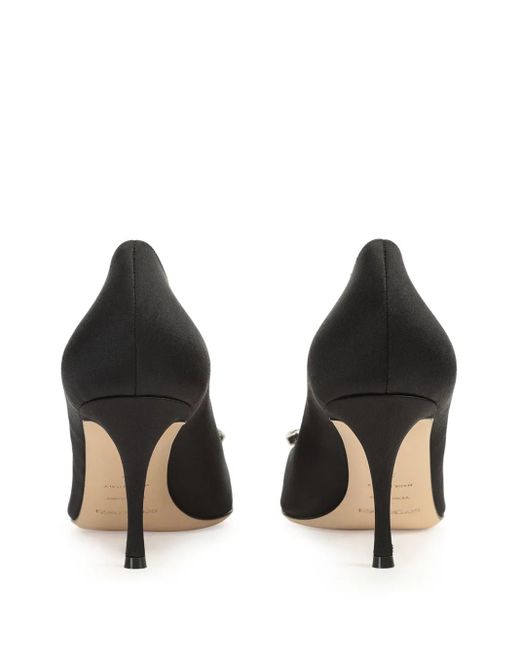 Sergio Rossi Black 90Mm Godiva Pumps