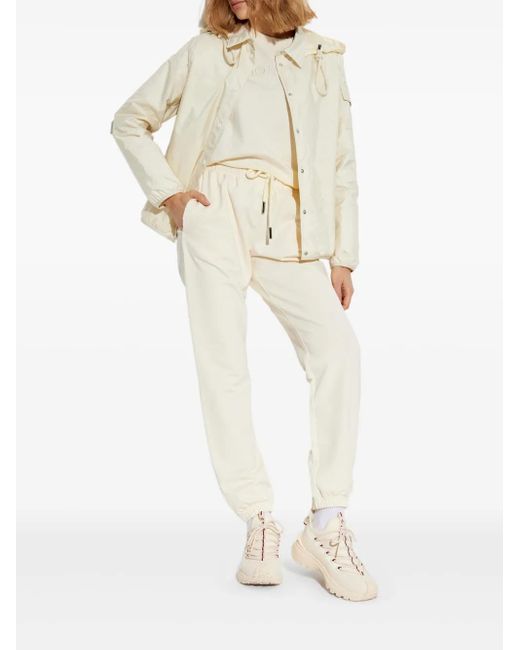 Moncler White Nylon Blouson Jacket