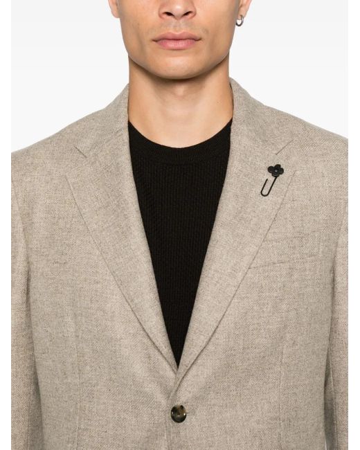 Lardini Jacke mit aufgesetzten Taschen in Natural für Herren