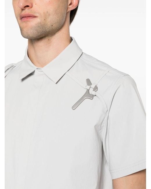 HELIOT EMIL White Hardware-detailed Shirt for men