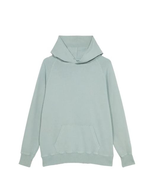 Fortela Blue Vintage Cotton Hoodie for men