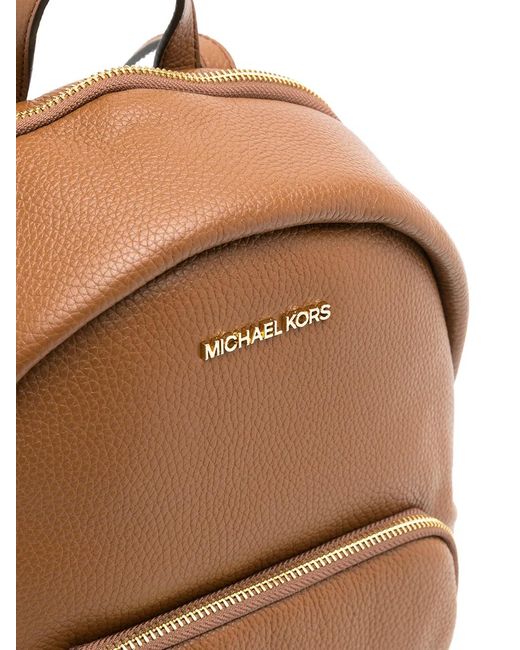 Michael Kors Brown Erin Leather Backpack