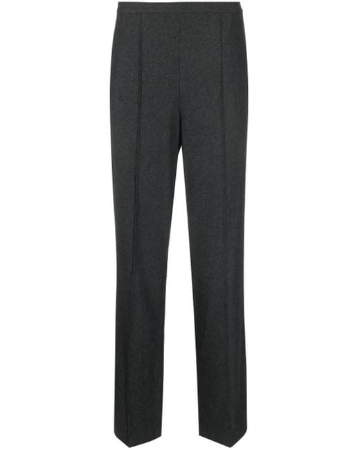 Vince Gray High-Waist Tailored Tapered Trousers