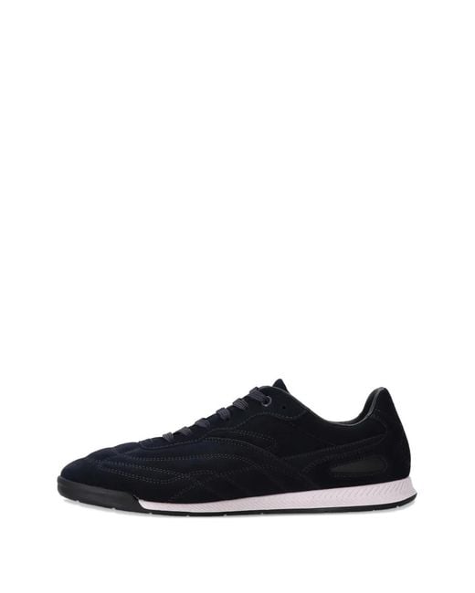 Boss Black Titanium Suede Panelled Sneakers for men