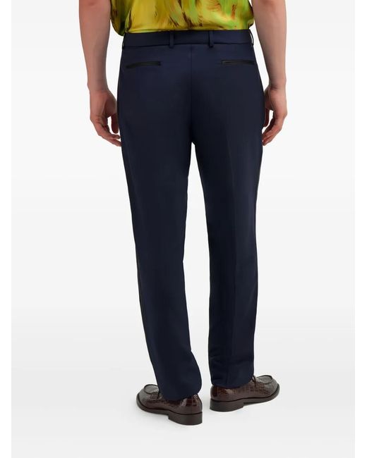 Roberto Cavalli Blue Side-Stripe Trousers for men