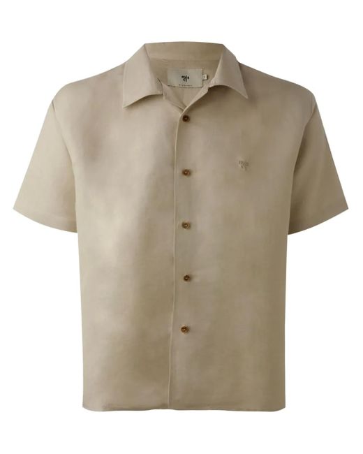 Camicia Con Stampa di MISCI in Natural da Uomo