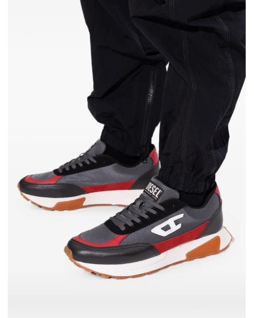 DIESEL White Tame-D S-Tame D-Up Low-Top Sneakers for men