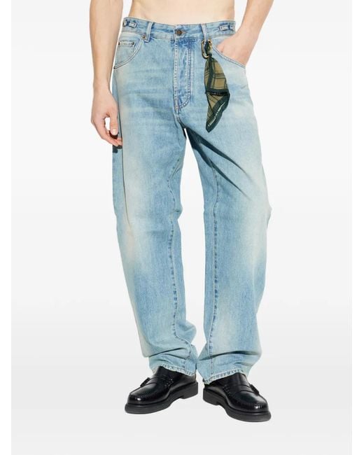 DARKPARK Blue Five-Pocket Jeans for men