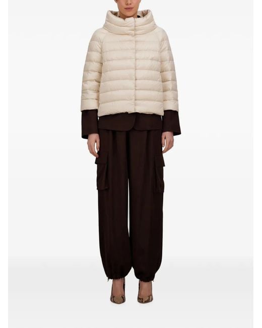 Herno White Sofia Quilted Jacket