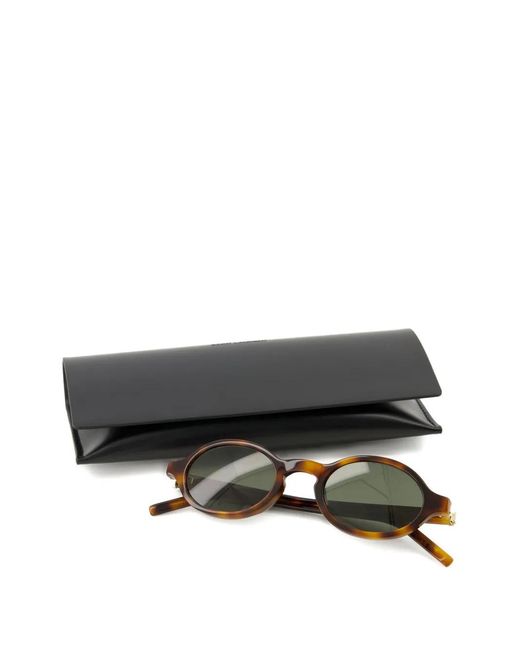 Saint Laurent Green Sl M161 Round-Frame Sunglasses
